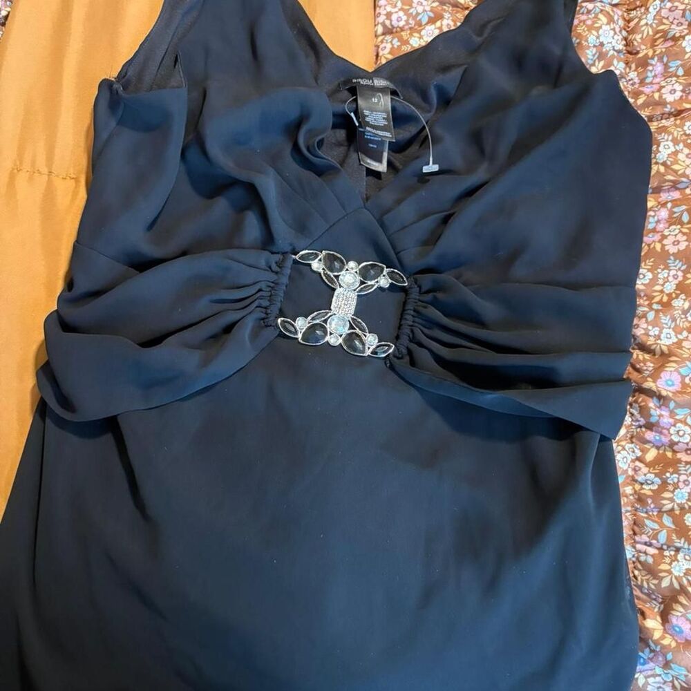 Bisou Bisou Women's Black Blouse